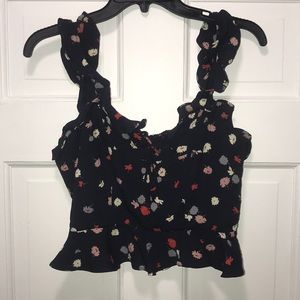 Floral crop top